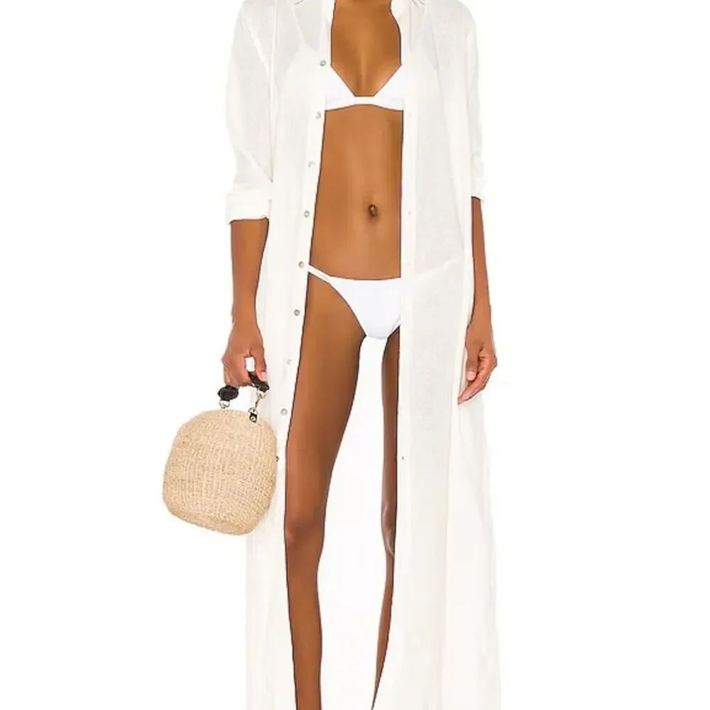 PQ Waterlily Billie Swim Cover Up Dress Size XS/S NWT beach boho vacation chic - Picture 4 of 13